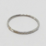 HMS (Hammered Silver ring)