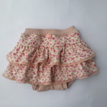90size:ふりふりかぼちゃぱんつ　デージーチェリーレッド　