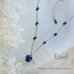 SALE＊ラピスラズリとサファイアのネックレス【Silver925】