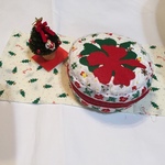 クリスマスポーチ(ハイビスカス)