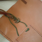 ハンドメイド■革 お買い物ミニバッグ