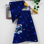 ★子ども　エプロン＆三角巾セット　100-110　宇宙　