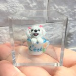 【yukicopu様専用】ミニチュアわんこカップチャーム トイプードル