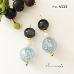 No.A333 おしゃれブルー ଘ*.°♡⡱ ピアス / イヤリング