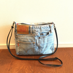 デニムリメイクポシェット levis- red