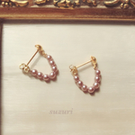 再販3❤️桜色🌸フープピアス
