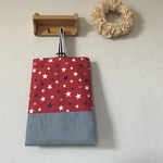 sale.sale...値下げしました。星×ヒッコリー  赤 かっこいいシューズバッグ
