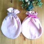 星屑ラメの巾着袋 給食袋☆ピンクシリーズ