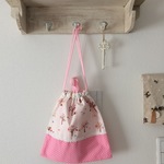 入園入学  体操服入れ    バンビ 水玉ピンク