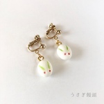 うさぎ饅頭イヤリング