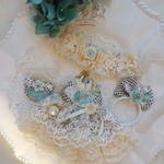 ブルー・ミスト＊ローズ*ミニスウィーツドール*オビツ11*ドレスset～J2