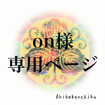 on様 専用ページ