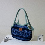 【SALE】帆布のグラニーバッグ■生成×深夜の街