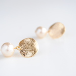 ✿ コットンパールとゴールド  ピアス ✿ 