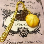 *限定再販*Book用しおり(絞りクッキー＆皮チャーム)
