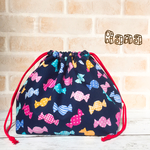♡お弁当袋♡キャンディ×ネイビー♡