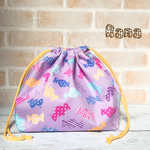 ♡お弁当袋♡キャンディ×パープル♡
