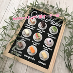 オーダー品 カフェ風ケーキメニューボード