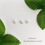 全品￥300▹▸春におすすめ✩°｡⋆小さめパステルカラーのビジューピアス
