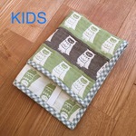 キッズ用☆６重ガーゼ＊簡単枕カバー＊ふくろう  グリーン