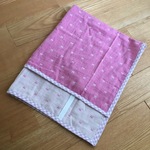 大きめ ダブルガーゼ枕カバー＊リボン