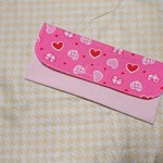 カトラリーケース ピンク ハート