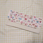カトラリーケース 薄ピンク キッチン柄