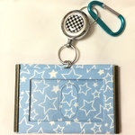 お星さま柄(ブルー)☆ICカードケース