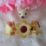 ジャムサンドクッキーのポニーバレッタ♡イチゴジャム