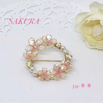 桜 ブローチ