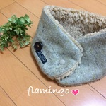 ふわふわマフラー Mサイズ　 ナチュラルBe