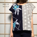 浴衣チュニック*麻の葉/着物リメイク