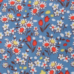 USAファブリック　赤ずきんちゃんの花畑