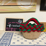 ☆送料込☆いちごのかごバッグＳ