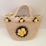 黄薔薇の園〜ミニトートバッグ