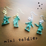 【再販】兵隊ピアス✩グリーンアーミーメン