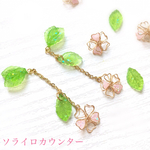 桜のワイヤーピアスorノンホールピアス