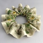 【SALE】ジョセフィンズデイジーズ（黄）＊縁取りシュシュ