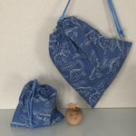 みかん様 専用 シンプル恐竜柄B　体操着入れと巾着の2点セット
