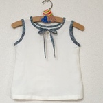 【SALE】リバティ＊リネンのサマーブラウス 100Ｂ