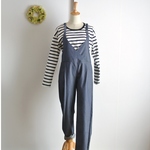 【Ladies S～M】テーパードカシュクールサロペット