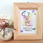 ＊期間限定＊￥800→￥500！誕生日♡お祝いに♡ミニ名前フレーム