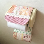 トイレットペーパーホルダー＊オレンジ＊