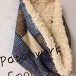 ツギハギがレトロPatchwork Snood
