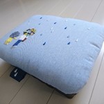 傘アップリケの小物入れ