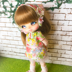 オビツ11サイズ服ストロベリーバブーシュカ靴下セット