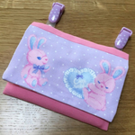 クリップ付き♡移動ポケット♡ゆめかわウサちゃん✖︎ピンク♡