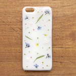  milkybase  小花のsimple押し花iPhoneケース/押し花ケース