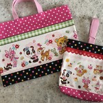 ⭐︎y様　オーダー品⭐︎レッスンバッグ&上履き入れ&巾着３点