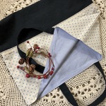 お道具箱も！大きめレッスンバッグ　YUWAドット　入園入学